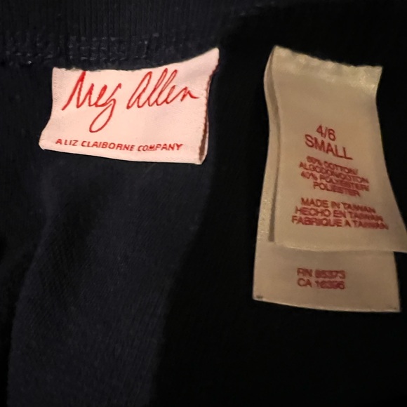 Navy Blue Meg Allen Pencil Skirt - Picture 2 of 2